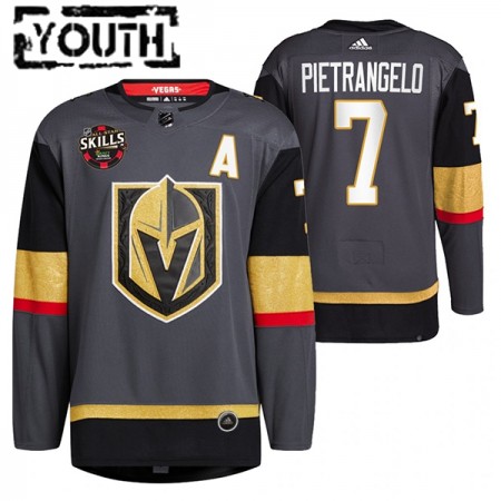 Vegas Golden Knights Hockeydrakt Alex Pietrangelo 7 2022 NHL All-Star Skills Svart Authentic - Barn